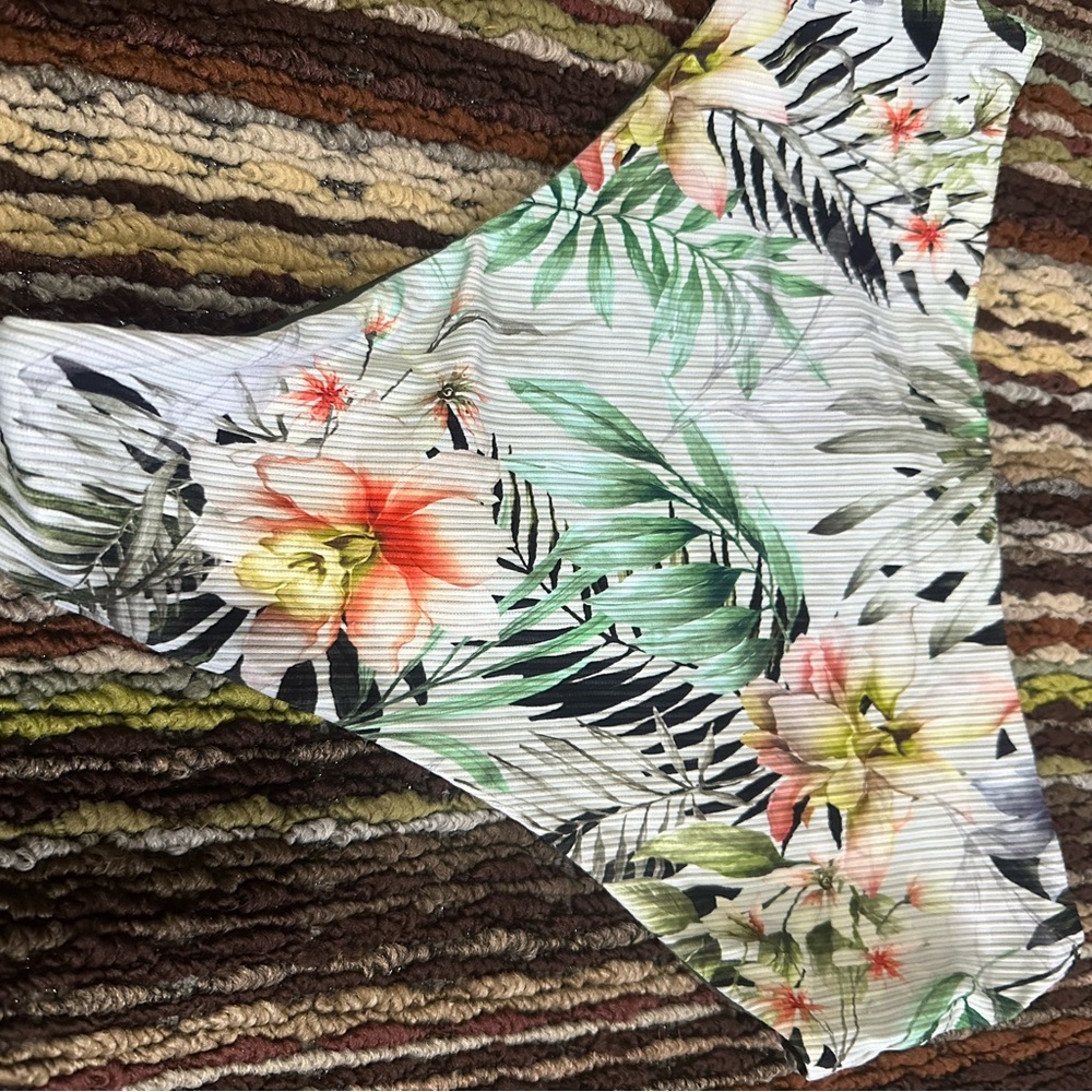 TiniBikini Floral High-Waisted Bikini Bottom - Picture 5 of 5
